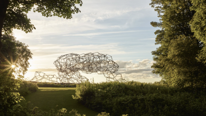 Antony Gormley, Firmament, 2008.Photo: Allan Pollok Morris. Courtesy of Jupiter Artland.