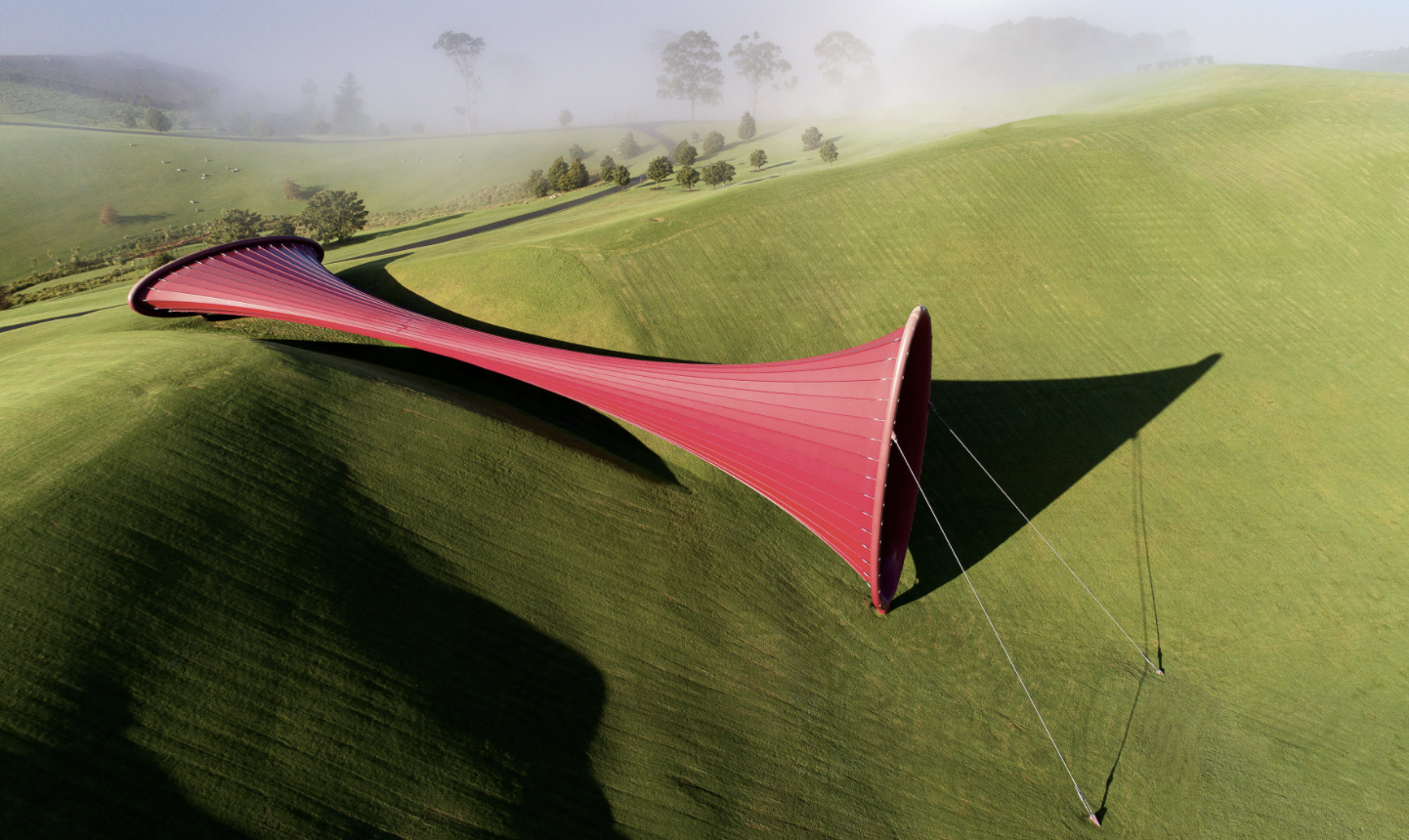 Anish Kapoor, Dismemberment, Site 1, 2009.Photo: David Hartley. Courtesy of the Artist and Gibbs Farm, New Zealand.