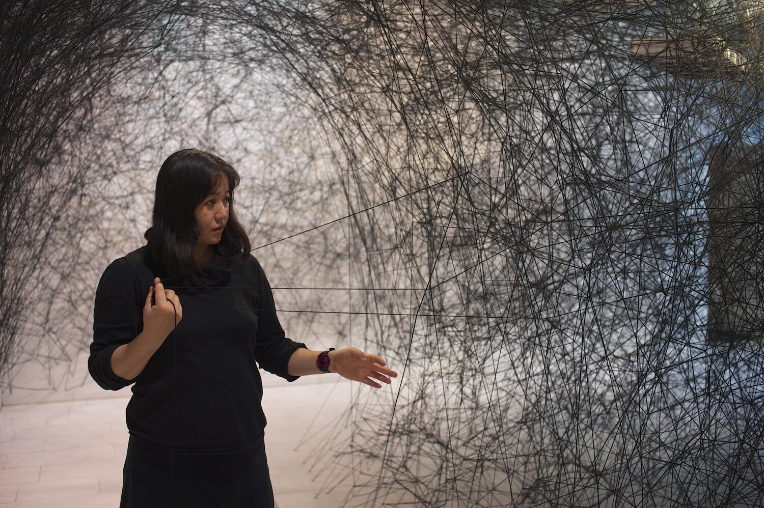 Chiharu Shiota. Photo: Sunhi Mang.Courtesy of the Artist and König Galerie Berlin.