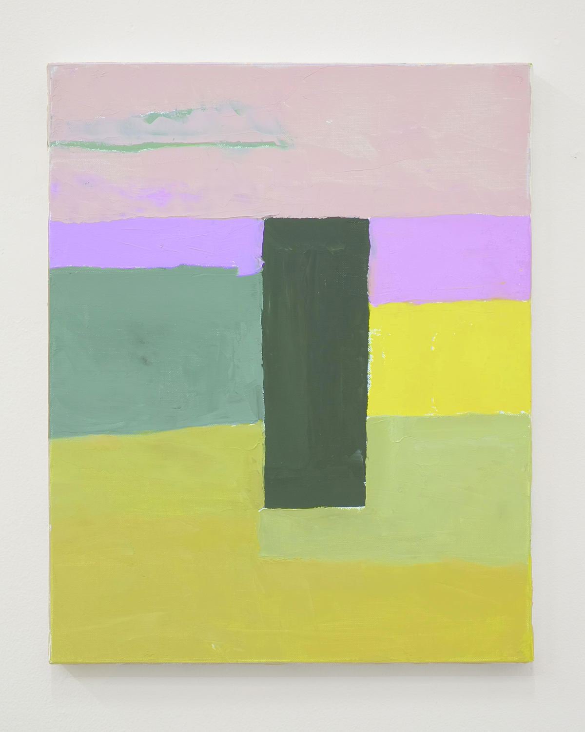 Etel Adnan, Untitled, 2019.Oil on canvas, 40.6 x 33 cm.Courtesy of the Artist and Private Collection.
