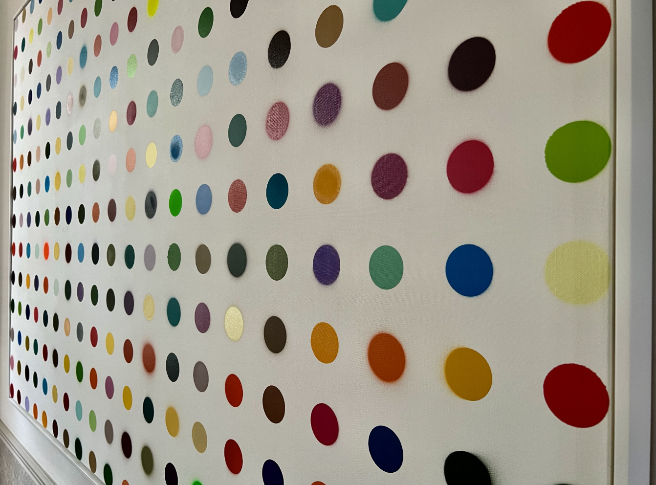 Damien Hirst in the Hollingworth Collection. Courtesy the artist and the Hollingworth Collection.